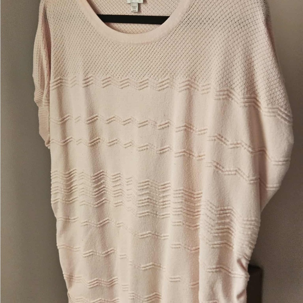 Avenue Soft Pink Knit Top
